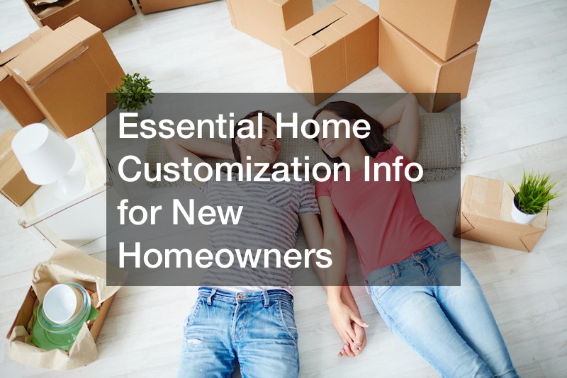 Essential home customization info