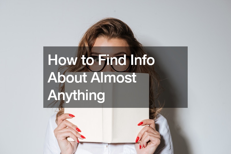 find info about almost anything